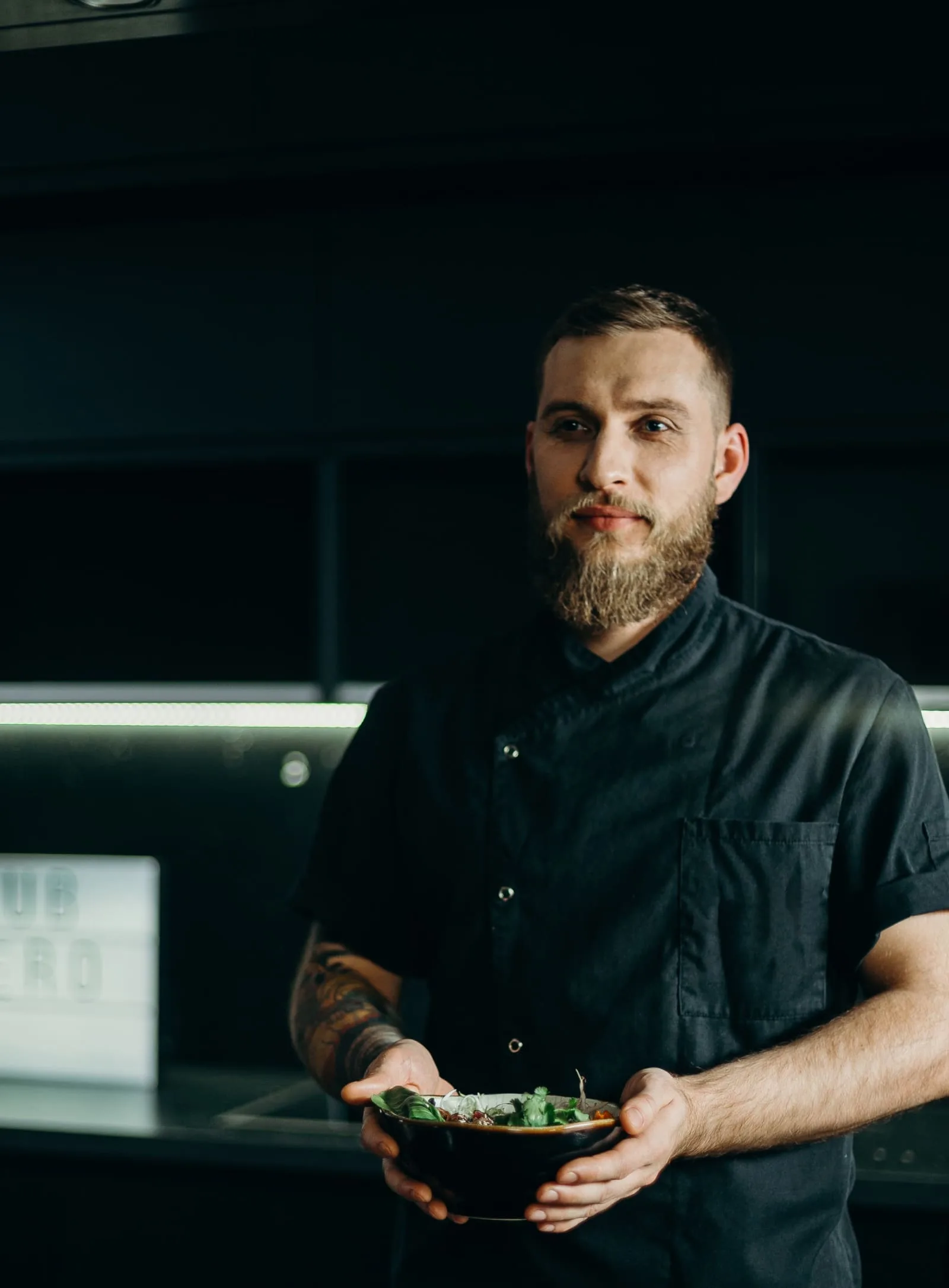 Chef Holding a Bowl